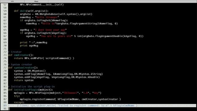 Maya Python API - Command Arguments смотреть онлайн