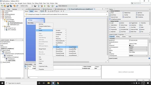 Advance Java Swing Tutorial : Java TaskPane (JXTaskPane) | Part#1 смотреть онлайн