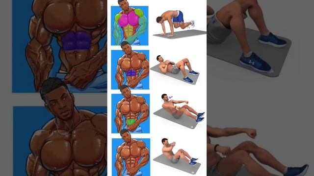 Six pack abs workout at home #shortsvideo #six_pack_kaise_banaye смотреть онлайн