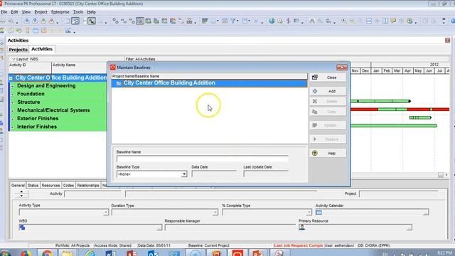 Lecture 6 Oracle Primavera P6. Ver.18–Create-Baselines смотреть онлайн