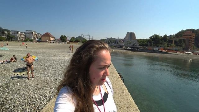 Поехали в ДАГОМЫС/Лучший пляж Сочи/Санаторий Дагомыс аэросъемка/Собаки и я/Обстановка на пляже