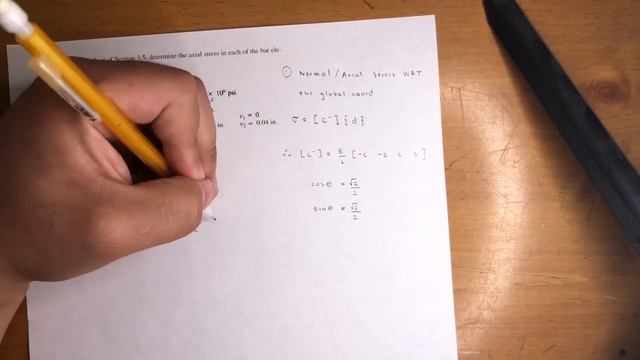 Finite Element Analysis - Determine the Axial Stress in each of the Bar Elements смотреть онлайн