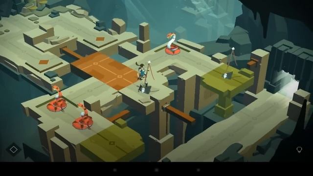 Lara Croft GO - The Maze of Stones #3 - The Terrace of Forked Tongues смотреть онлайн