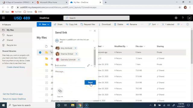 OneDrive (Windows 10): Creating & Sharing a Folder & Adding a File to It смотреть онлайн