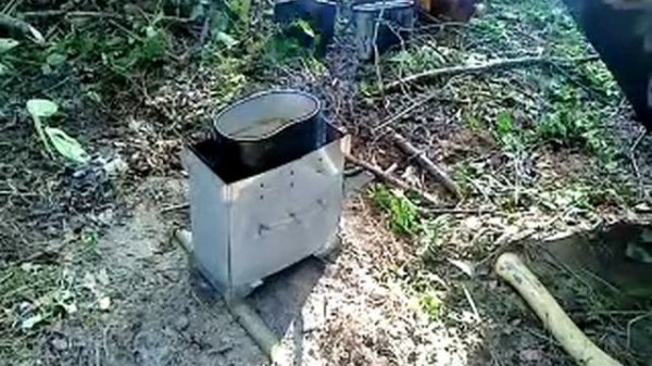 Снаряжение в поход. Печка - щепочница от VLANK. Конструкция и полевой тест.