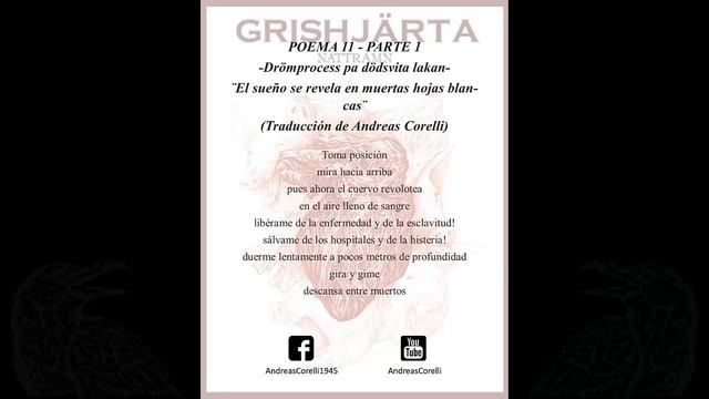 Grishjärta - Nattramn. Poemas 9 a 12 en español смотреть онлайн