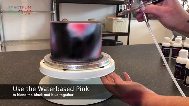 Airbrushed Nebula Galaxy Cake with Spectrum Flow смотреть онлайн