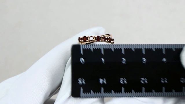 Кольцо из золочёного серебра AQUAMARINE с гранатом А6569303-п смотреть онлайн