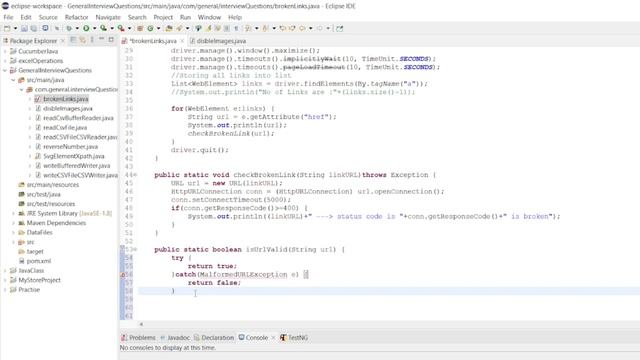How to fix java.net.MalformedURLException | Exceptions in Selenium смотреть онлайн