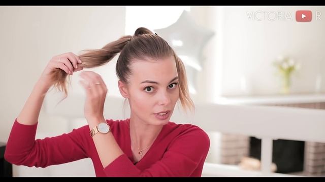 ОБЪЕМНЫЙ ПУЧОК - ПРИЧЕСКА НА КАЖДЫЙ ДЕНЬ ⎥ Виктория Ростова смотреть онлайн