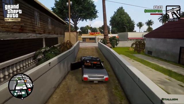 GTA SAN ANDREAS VS GTA TRILOGY смотреть онлайн