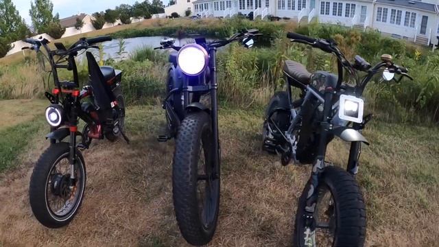 NEW LED HEADLIGHTS for E BIKES 12v-72v + Super73, Ariel Rider, Wicked Thumb! смотреть онлайн
