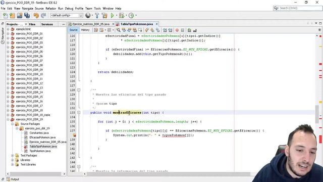 Ejercicios Java - POO #19 - Adaptando métodos para la tabla de tipos de Pokemon смотреть онлайн