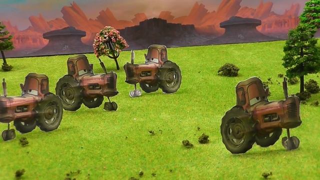 Disney Pixar Cars movie tractor tipping Franks revenge kids fun with mcqueen mater tractor смотреть онлайн