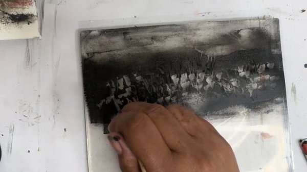 Gelli Magic Meets Watercolors: Stunning Mixed Media Landscapes (Easy Tutorial!) ✨