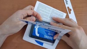 Распаковка SSD Netac SA500 128 Gb [NT01SA500 128 S3X]