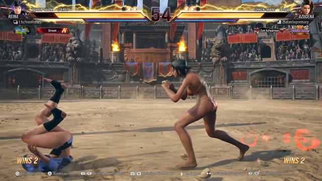 Tekken 8 Reina VS Crazy Azucena & Alisa Online Ranked Matches смотреть онлайн