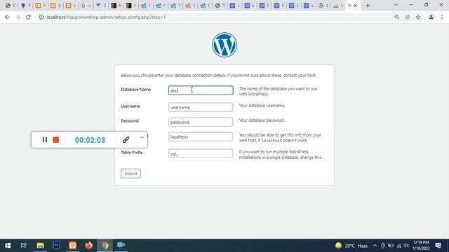 How To Create Database in PHPMyAdmin & Installation in Wordpress смотреть онлайн