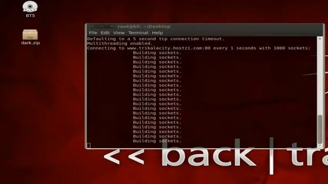 DDos attack with slowloris in backtrack 5 r3 tutorial xrhstos) смотреть онлайн