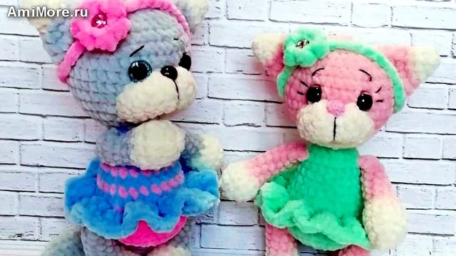 Амигуруми: схема Котёночка. Игрушки вязаные крючком - Free crochet patterns. смотреть онлайн