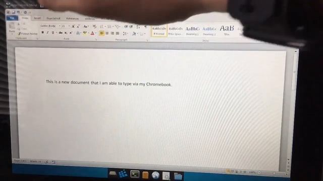 Demo of MS Office 2010 on Asus Chromebook Flip смотреть онлайн