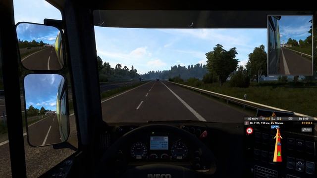 Euro Truck Simulator 2, Прохождение С НУЛЯ и БЕЗ КРЕДИТОВ на руле Logitech G29 # 5 смотреть онлайн