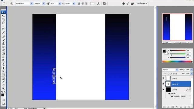 How to Make Your Own Youtube Channel Background (Photoshop CS5.1) смотреть онлайн