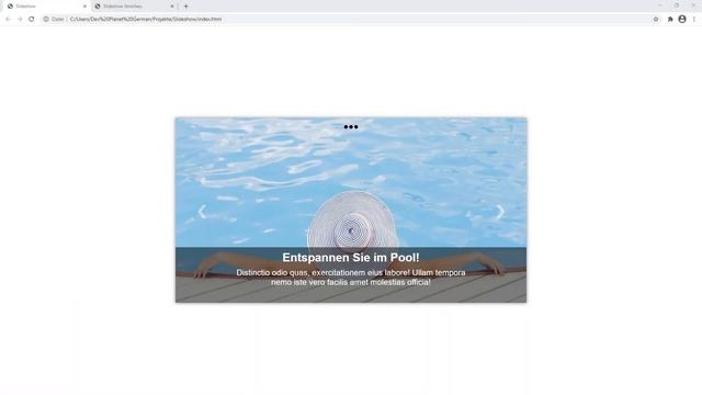 Erstelle eine Slideshow mit HTML, CSS und JavaScript - Programmieren Tutorial für Anfänger - Deutsc смотреть онлайн