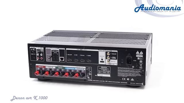 AV ресивер Denon AVR X 1000 смотреть онлайн