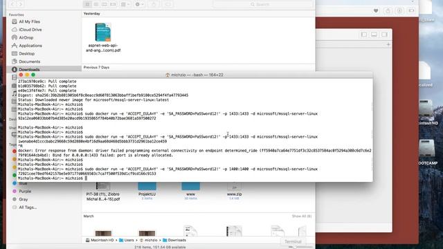 Using MS SQL Server on MacOS using Docker смотреть онлайн