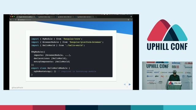 Pascal Precht - Angular Elements - Uphill Conf 2018 смотреть онлайн
