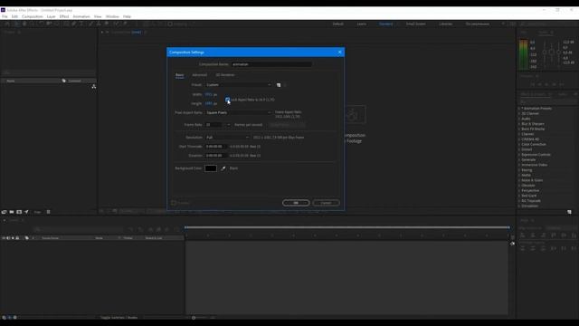 Adobe After Effects 2-dars (Sozlamalar va kompozitsiya yaratish) смотреть онлайн