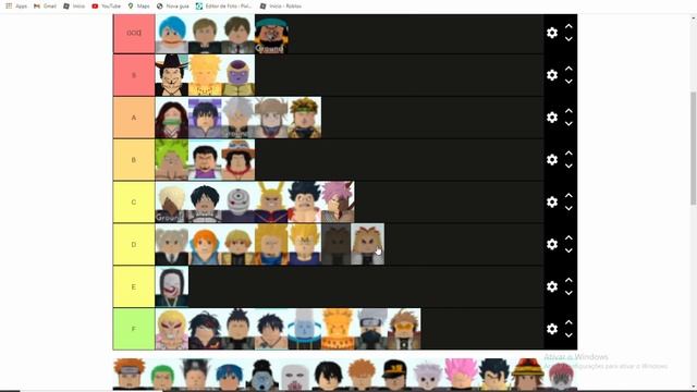 TIER LIST INFINITE MODE ALL STAR TOWER DEFENSE ROBLOX смотреть онлайн
