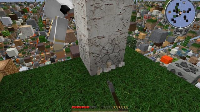 Minecraft:Прохождение карты SkyGrid #3 Девушка строитель смотреть онлайн