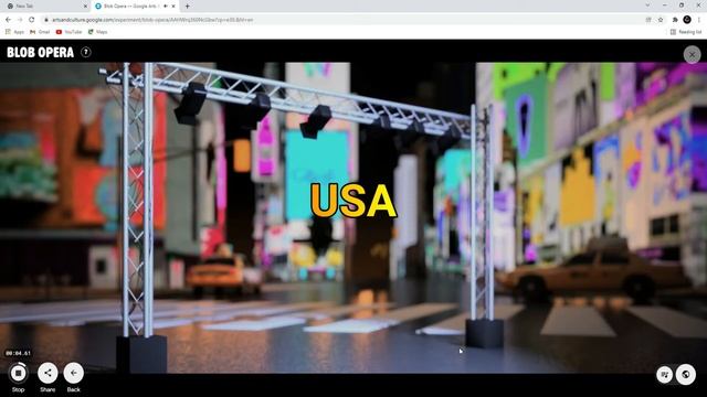 Blob Opera Google Arts & Culture Experiments смотреть онлайн