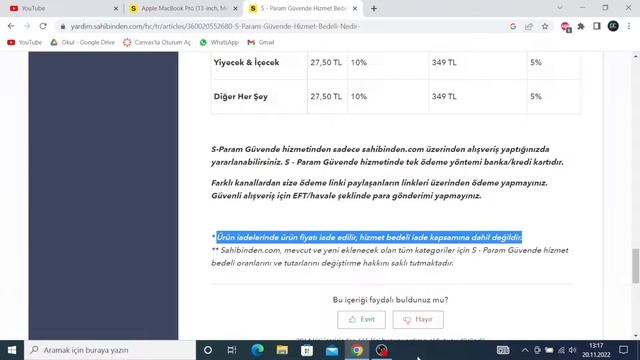 Sahibinden Param Güvende Üzerinden Macbook Almak - Param güvende Güvenli mi Tüm Artıları Eksileri смотреть онлайн
