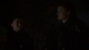 Встреча Арьи и Сансы,спустя долги годы