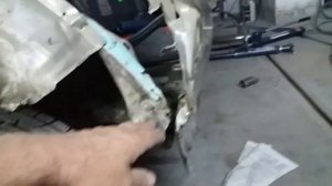 Шкода Фабия, замена заднего крыла