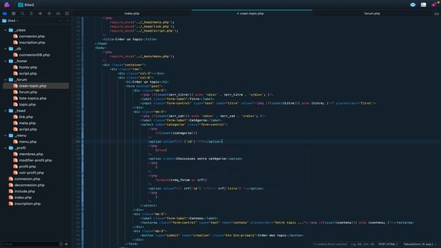 20. Créer un topic en PHP смотреть онлайн