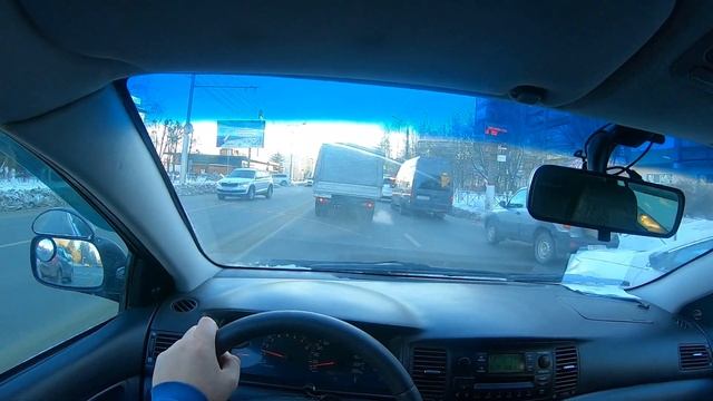 Экзаменационный маршрут ГИБДД в г. Чебоксары. Эгерский бульвар. смотреть онлайн