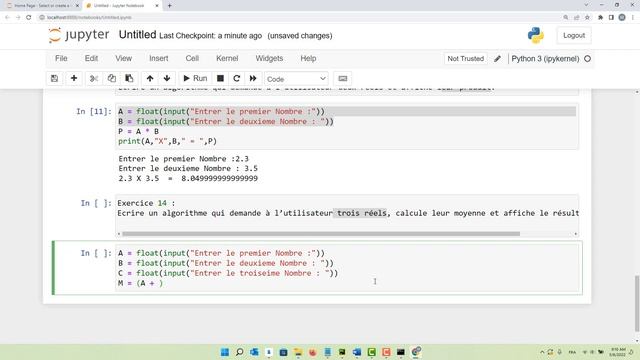 5- Correction de l'atelier N°1 en Python смотреть онлайн