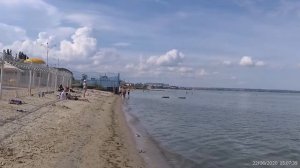 200622 Таганрог - 9 Обзор Елисеевского пляжа рядом с Аквапарком