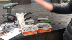 Распаковка CAMO - системы скрытого крепежа террасной или фасадной доски