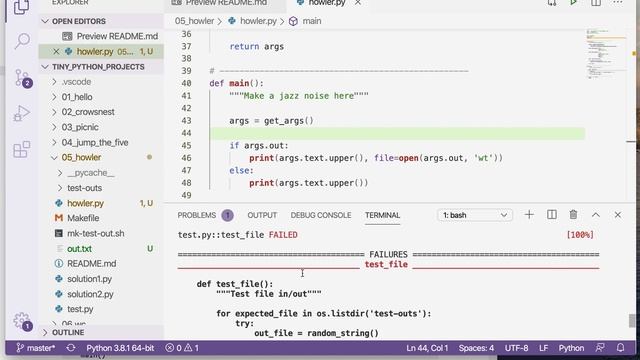 Tiny Python Projects: Ch 5 Pt 5 (Solution 1) смотреть онлайн