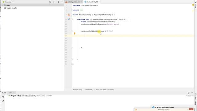 Android Kotlin Toast and Button On-click tutorial смотреть онлайн