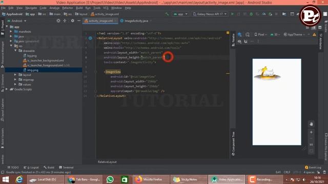 Cara menambah dan menampilkan gambar di Android Studio | Image Android Studio смотреть онлайн