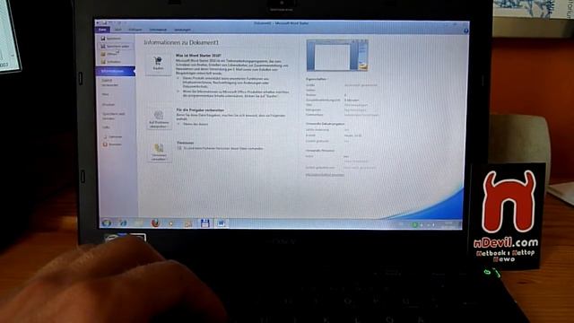 Microsoft Office 2010 Starter Test auf einem Netbook смотреть онлайн