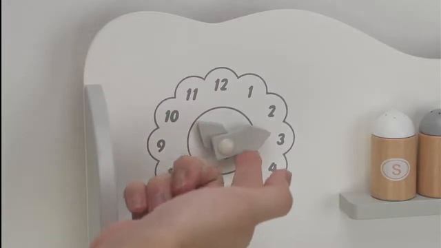 VIGA Набор Кухня PolarB серая с часами и аксессуарами VG44049 с 3 лет смотреть онлайн