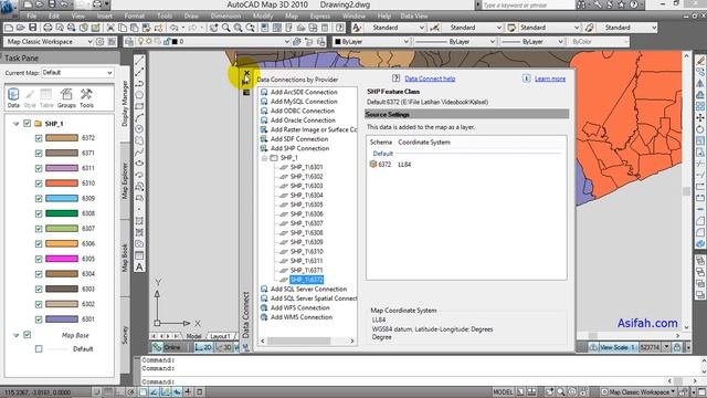Export File SHP to AutoCAD DWG смотреть онлайн
