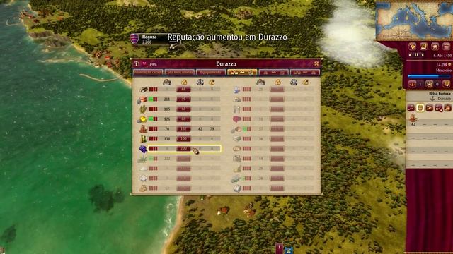 Rise of Venice - Comércio no Mediterraneo - gameplay (Pt-Br) ep 01 смотреть онлайн